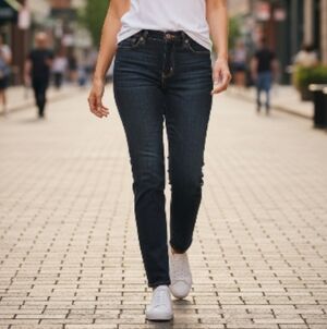 Vineyard Vines Women's Dark Blue Skinny Jeans Sz 6